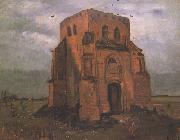 Vincent Van Gogh The Old Cemetery Tower at Nuenen (nn04) oil painting reproduction